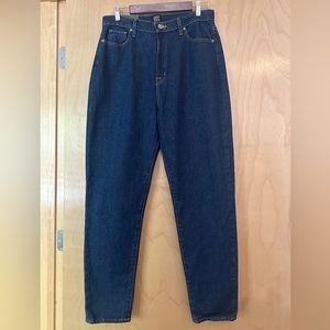 BDG Women’s High Rise Mom Jeans Size 30 Blue Denim Dark Wash